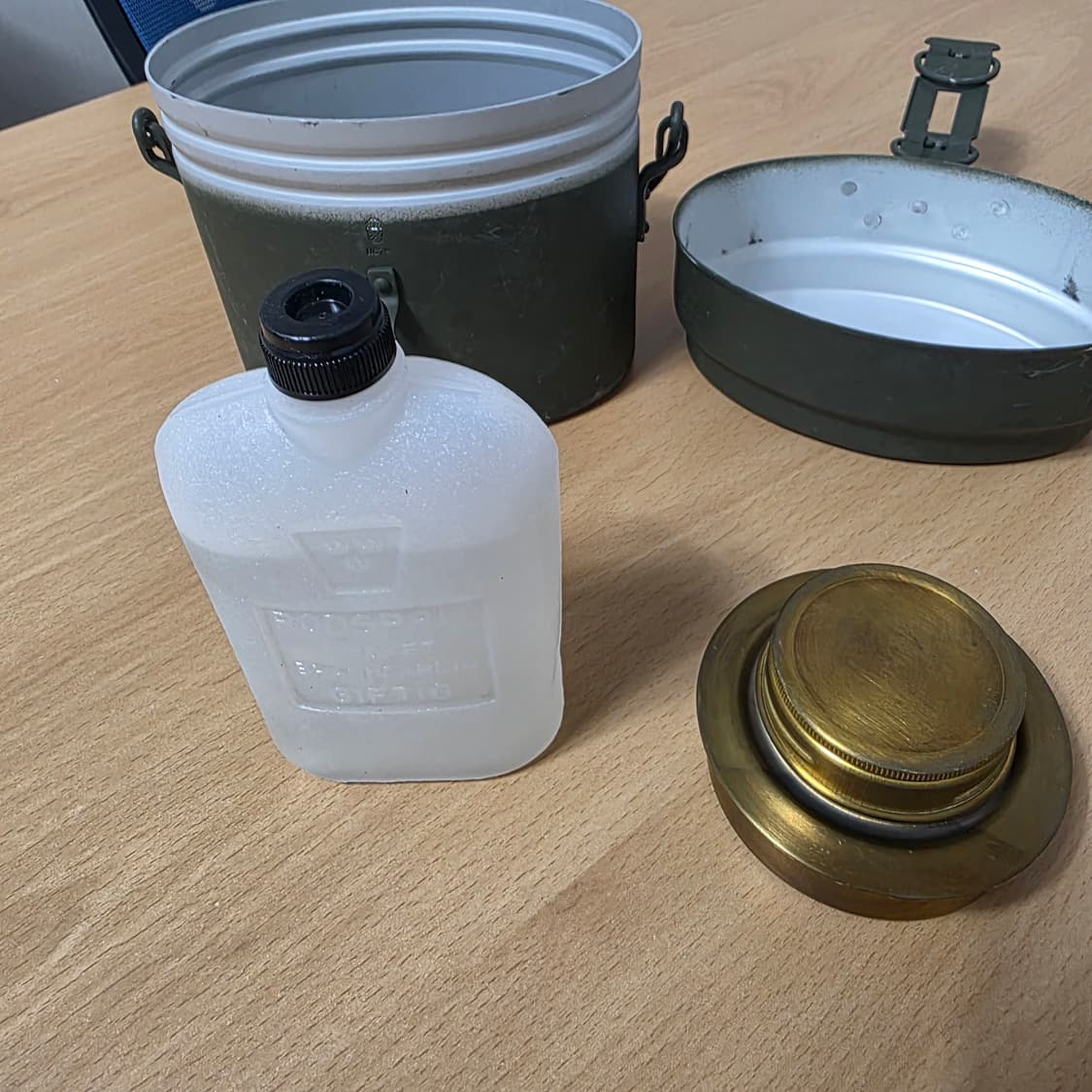 후지 일제 군용 반합 + 알코올 버너 풀세트 상품이미지4