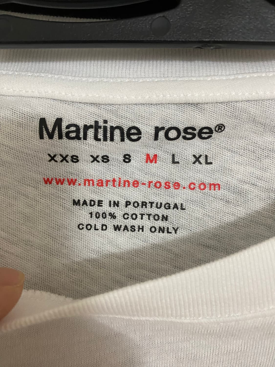 마틴 로즈 반팔티 오버핏M(105-110) 새상품 상품이미지4