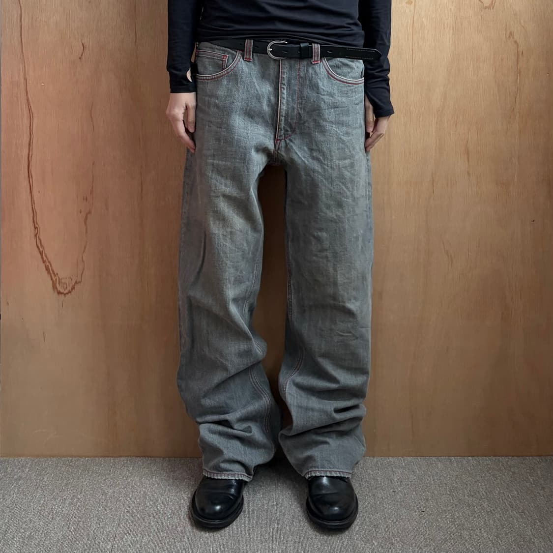 이세이미야케 데님 팬츠 상품이미지2