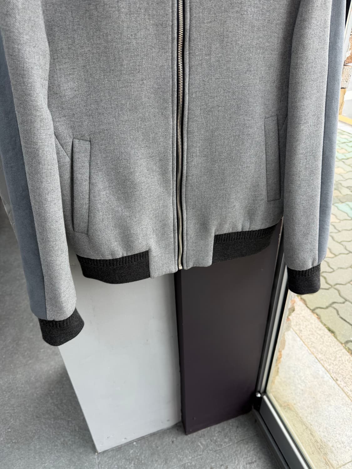 95/ 시스템옴므 투톤 스웨이드 블랜딩 집업 상품이미지4