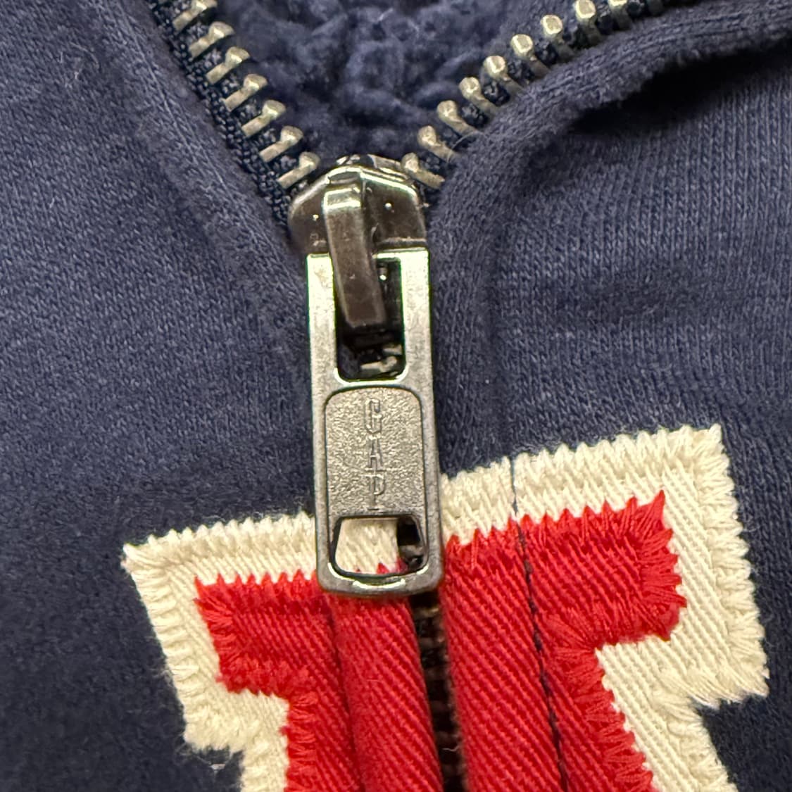 갭 네이비 양털 후드집업  상품이미지7