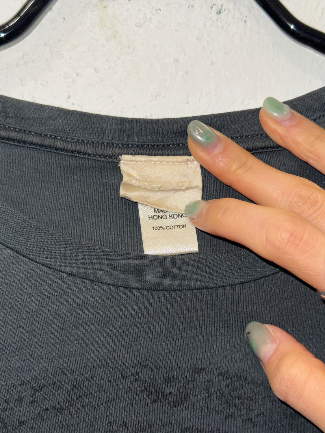 Diesel 디젤 다크그레이 해골 반팔티셔츠 상품이미지2