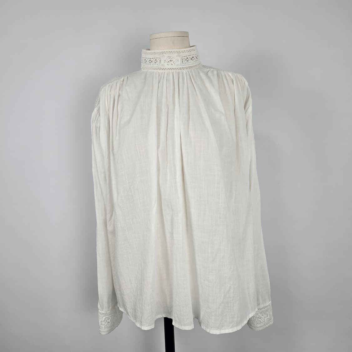 0184.자딕앤볼테르 테디 탑 블라우스 화이트XS 상품이미지2