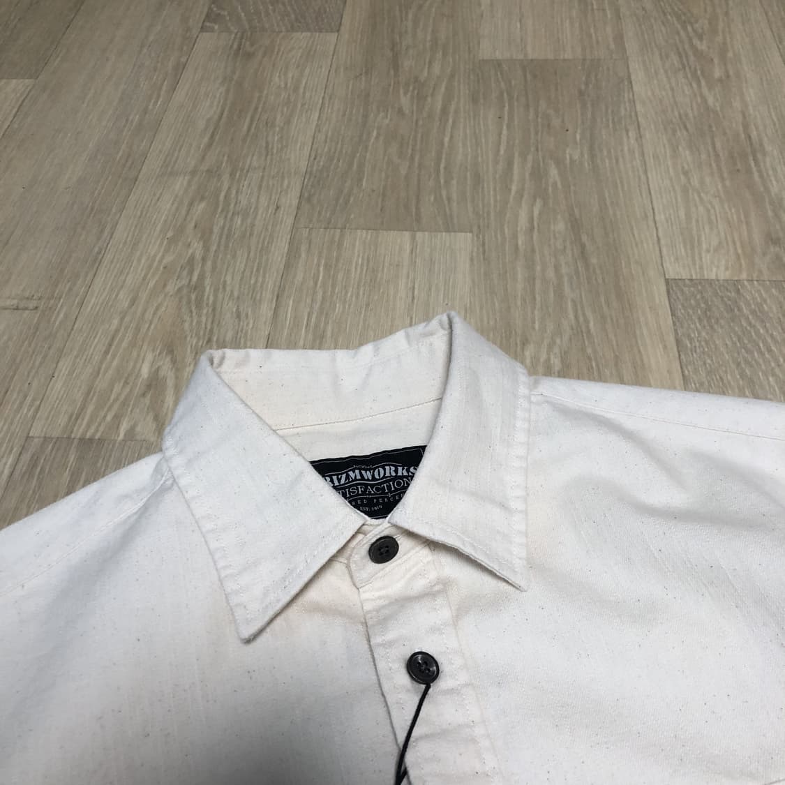 (L) 새상품 프리즘웍스 FRIZM WORKS 데님 카펜터 포켓 셔츠 상품이미지7