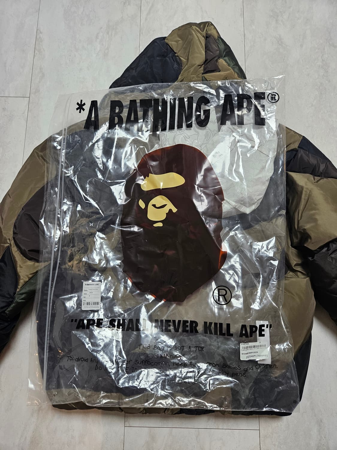 베이프 1st 카모 다운 패딩점퍼 상품이미지8