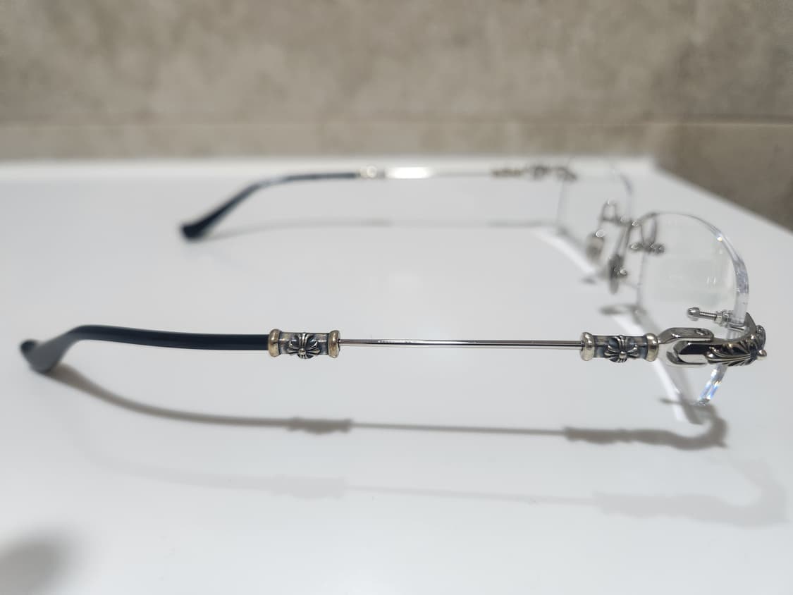 크롬하츠 필스3 샤이닝실버 무테안경 상품이미지3