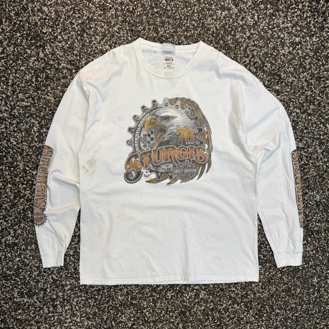 할리데이비슨 빈티지 롱슬리브 티셔츠 (2XL)  상품이미지1