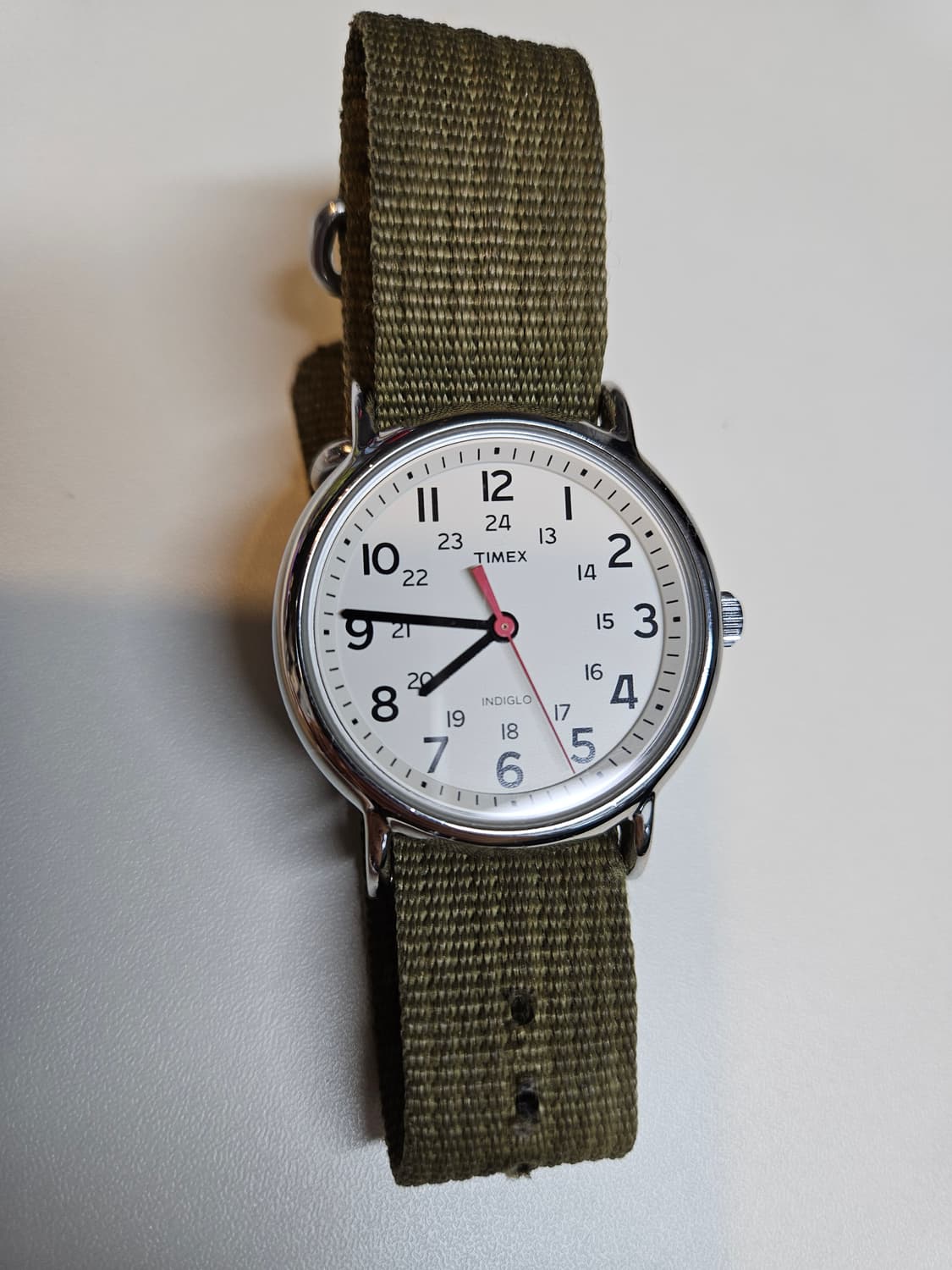 타이맥스 위켄더 올리브밴드 시계 상품이미지1