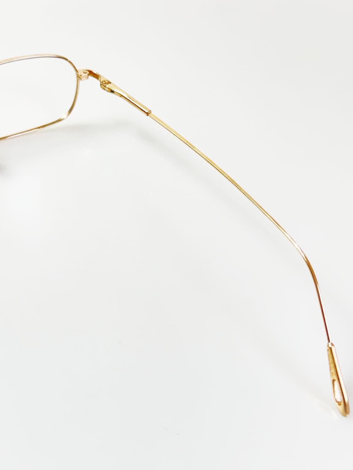BOTANY SASARO 골드 슬림 스퀘어 메탈 빈티지 안경 상품이미지6