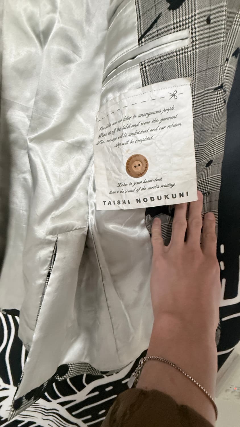 TAISHI NOBUKUNI 페인팅 자켓 상품이미지3