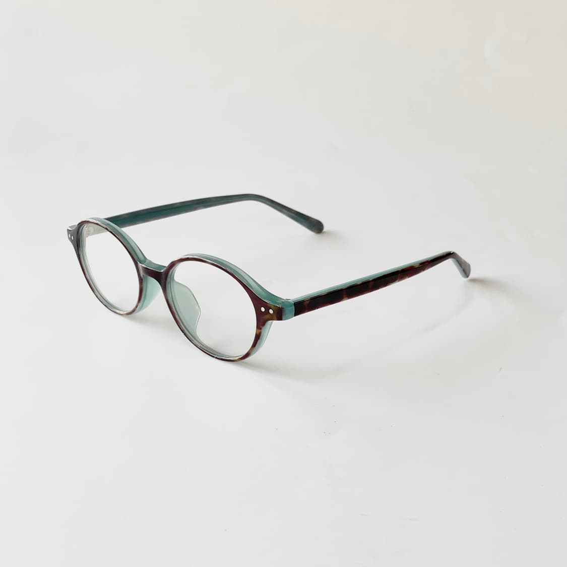 861 호피 빅사이즈 라운드 뿔테 블랙 남녀공용 픽키안경 상품이미지2