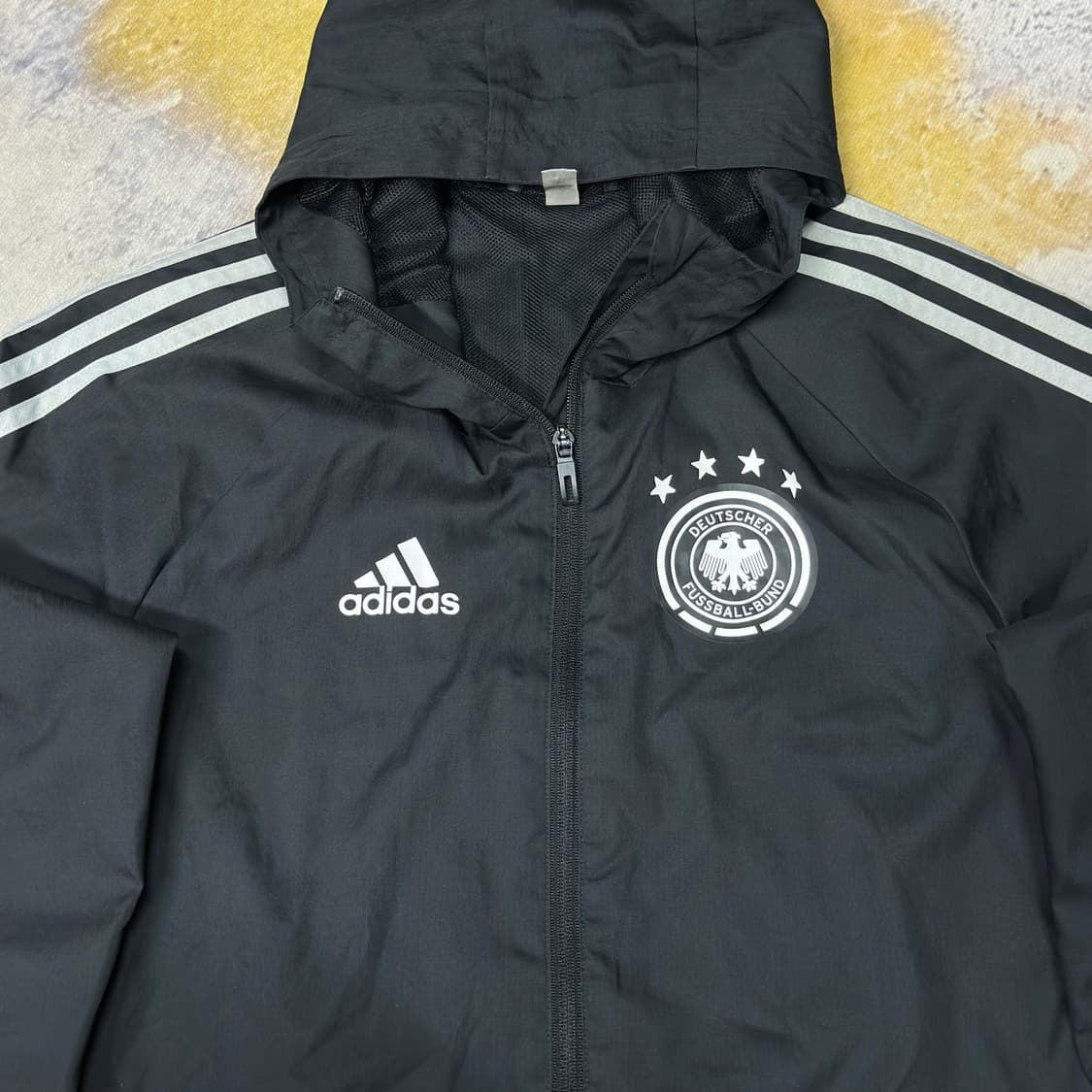아디다스 독일 블랙 바람막이자켓 M 상품이미지2