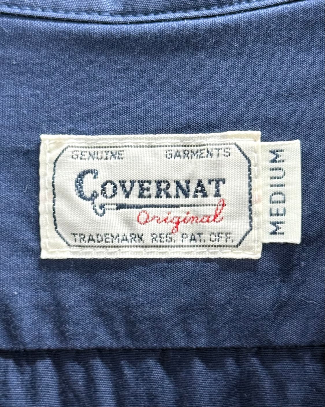 커버낫 와이키키 서핑 야자수 여인 자수 남색 네이비 하와이안 반팔 셔츠  상품이미지6