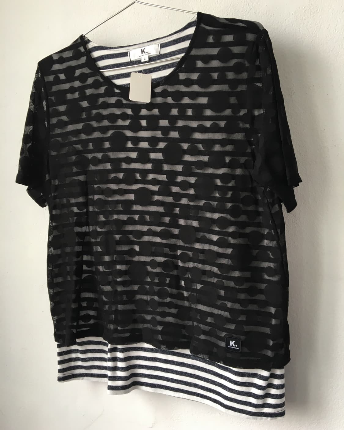 dot pattern t shirt 상품이미지3