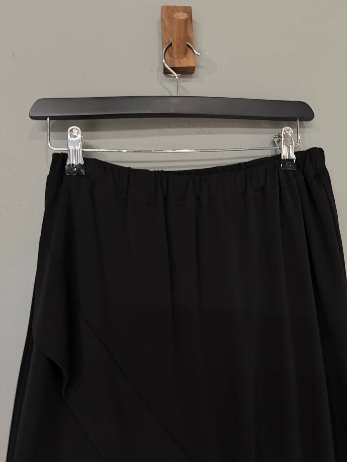 Drape wrap design maxi skirt 상품이미지8