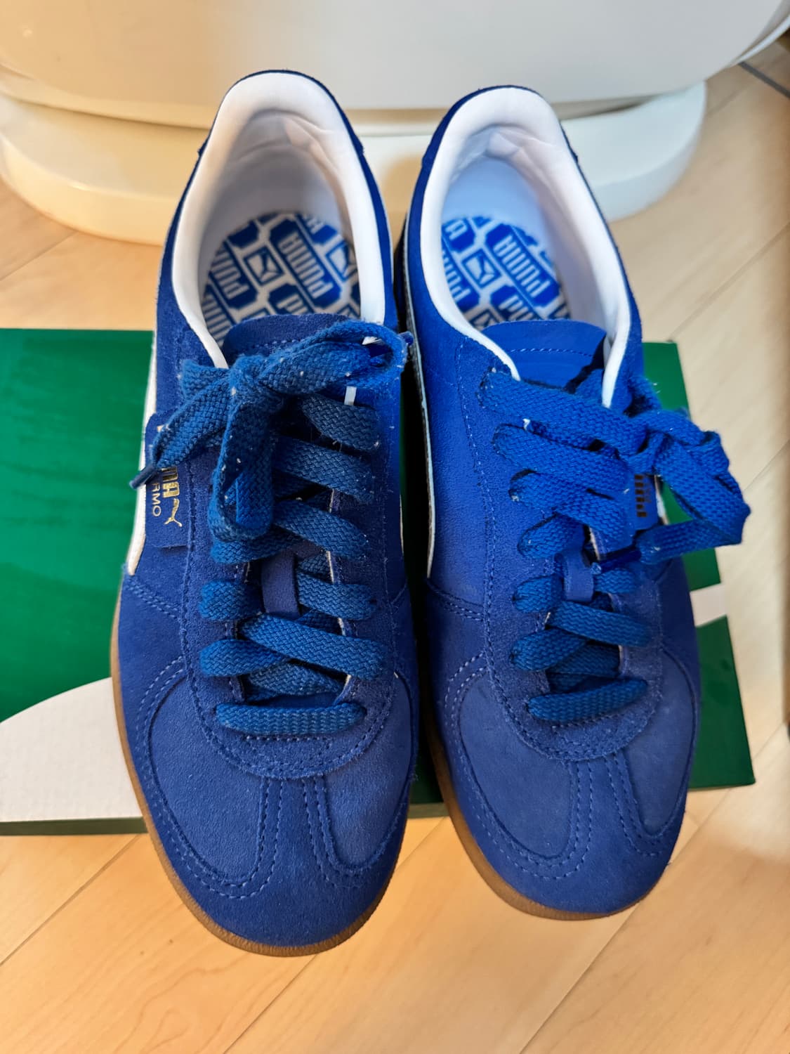 푸마 팔레르모 코발트 글레이즈 화이트 상품이미지3