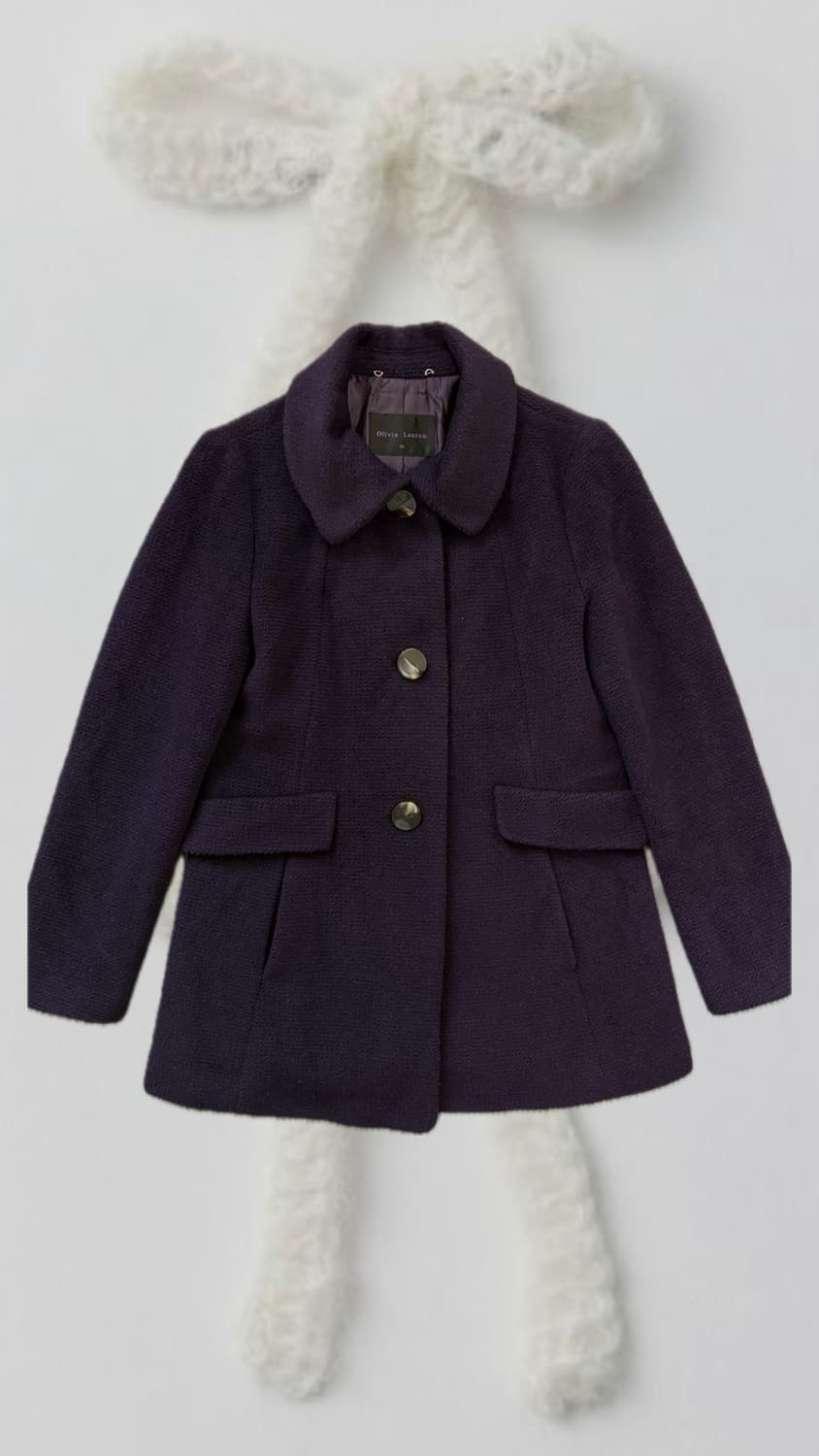 보라색 코트 상품이미지1