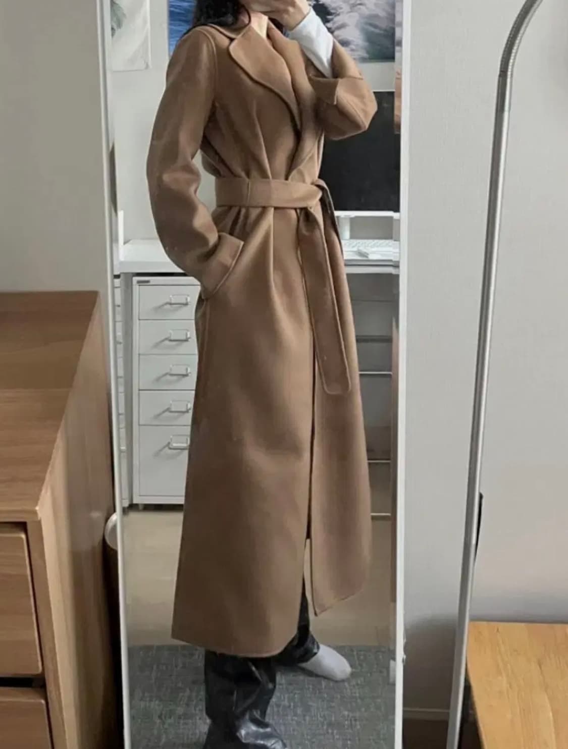 막스마라 폴도 코트 카멜 40 상품이미지2