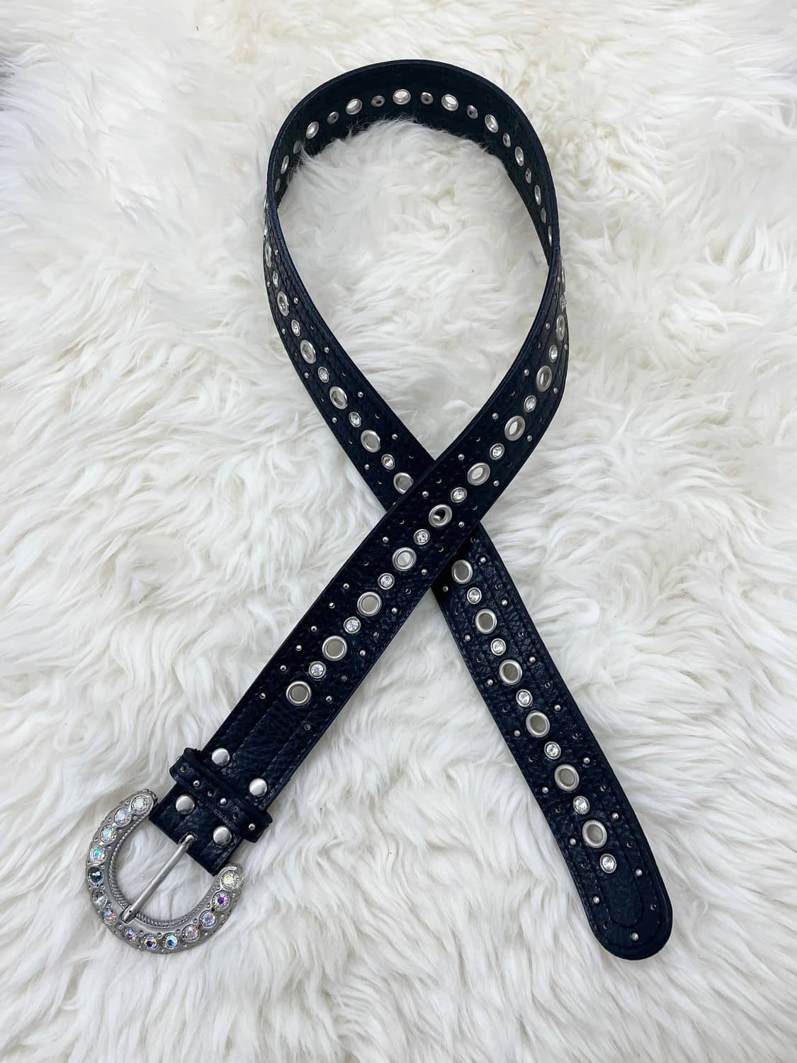 펑크 큐빅 스터드 버클 벨트 상품이미지2