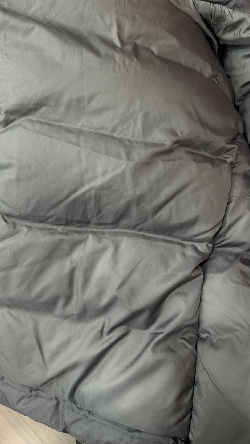 나이키 패딩 점퍼 그레이/블랙 커브포켓패딩 m 100 상품이미지6