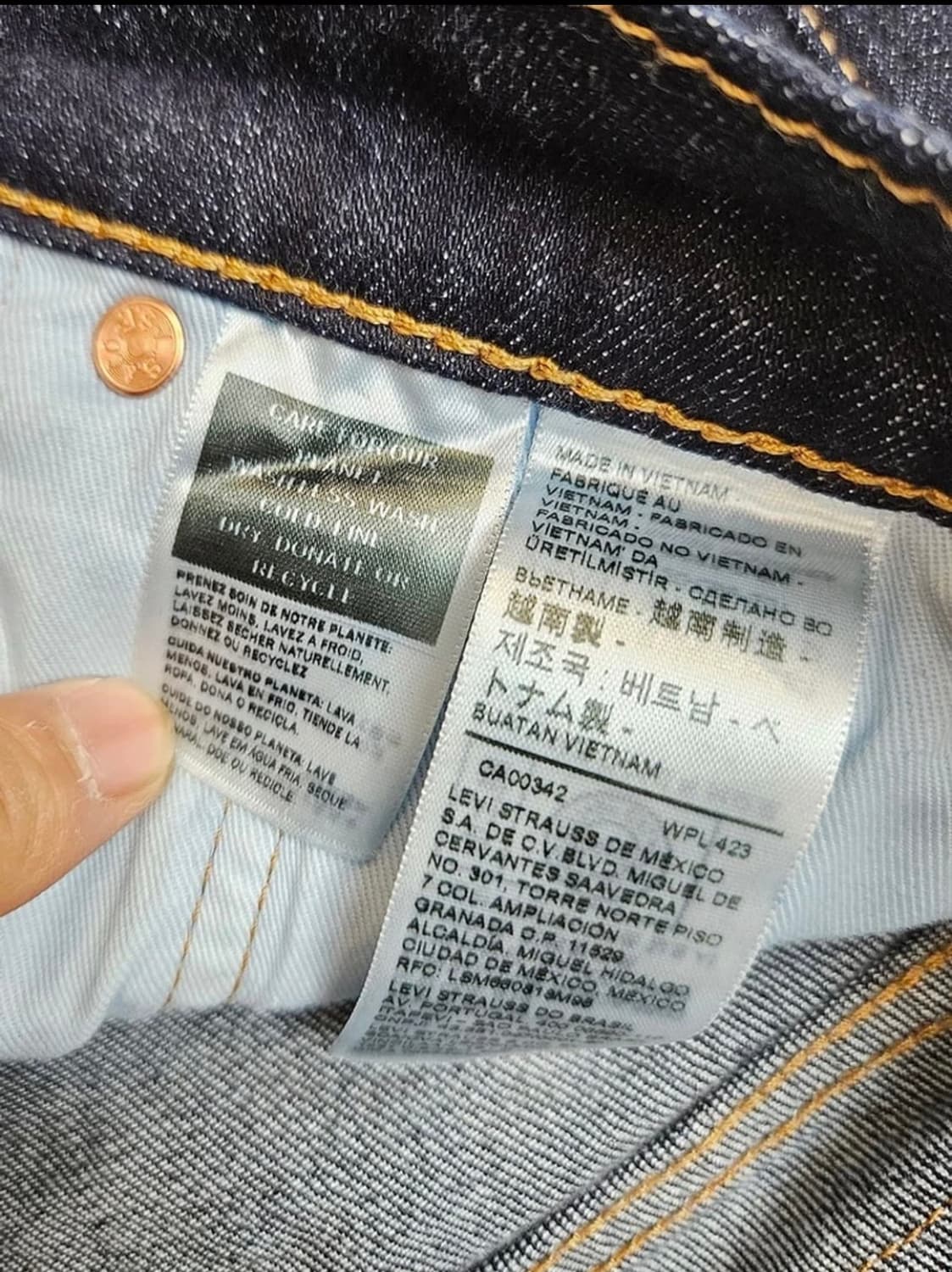 리바이스 569 00s 세미 와이드 데님 팬츠 PN4086 상품이미지5