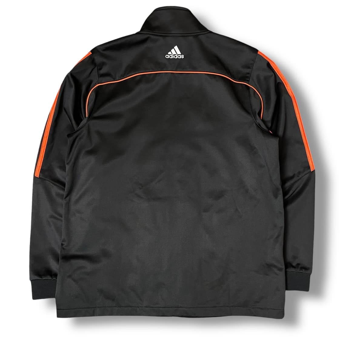 아디다스 블랙 오렌지삼선 안감기모 져지 트랙탑 105 상품이미지2