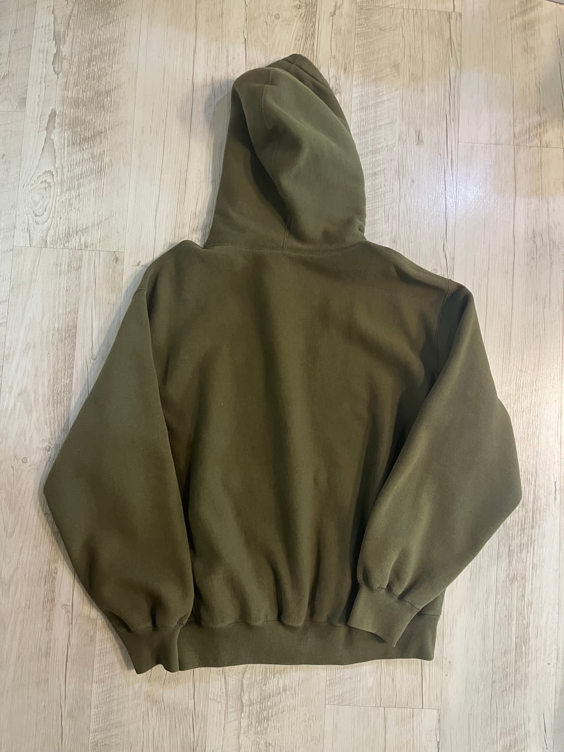 슈프림 23fw 바시티 후드 다크올리브m 상품이미지2