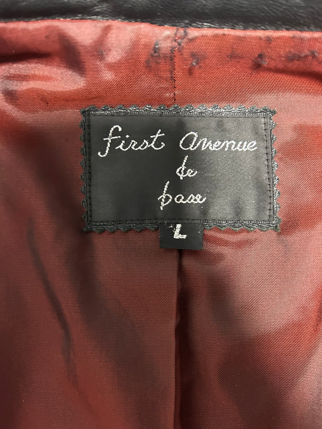 First Avenue de base 양가죽 블레이저 상품이미지2