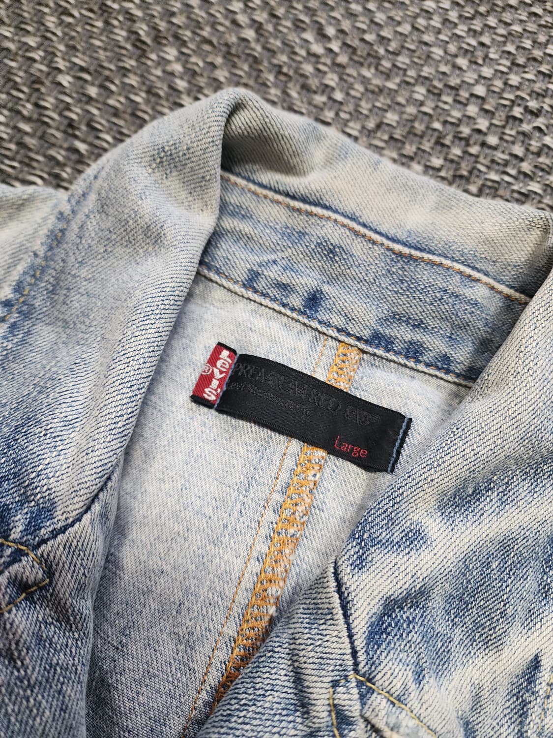 Levis 00s 리바이스 레드룹 디스트로이드 데님자켓 상품이미지9