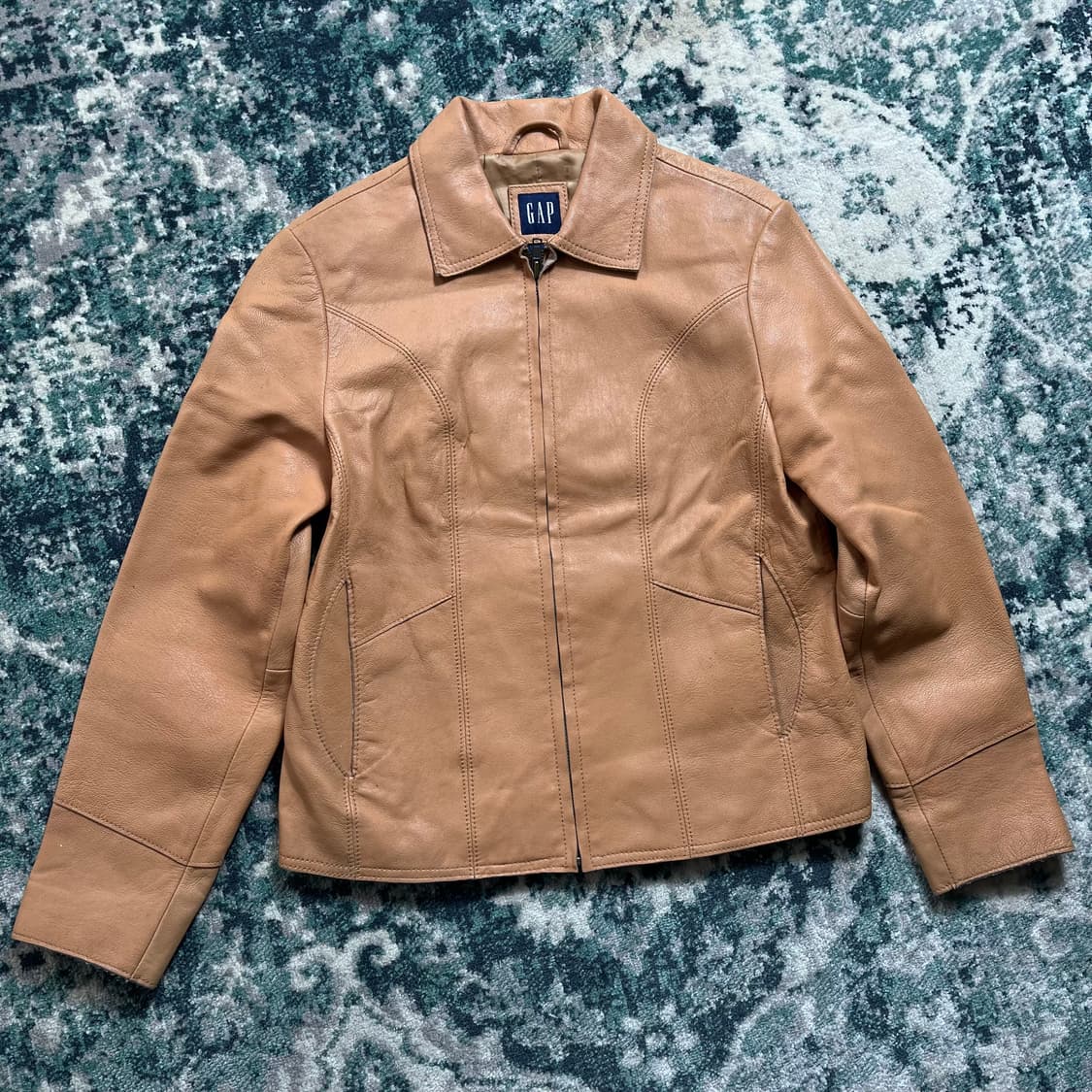 00s Gap 올드 갭 가죽 자켓 (xs) 상품이미지1
