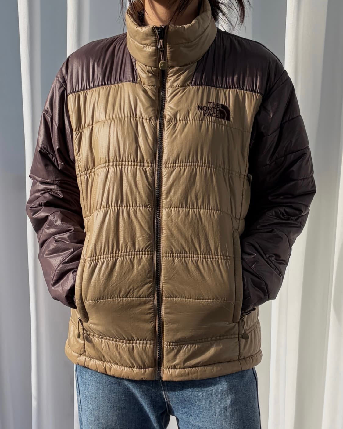 [M]노스페이스 엑셀로프트 초코맛 패디드 경량 자켓 상품이미지3