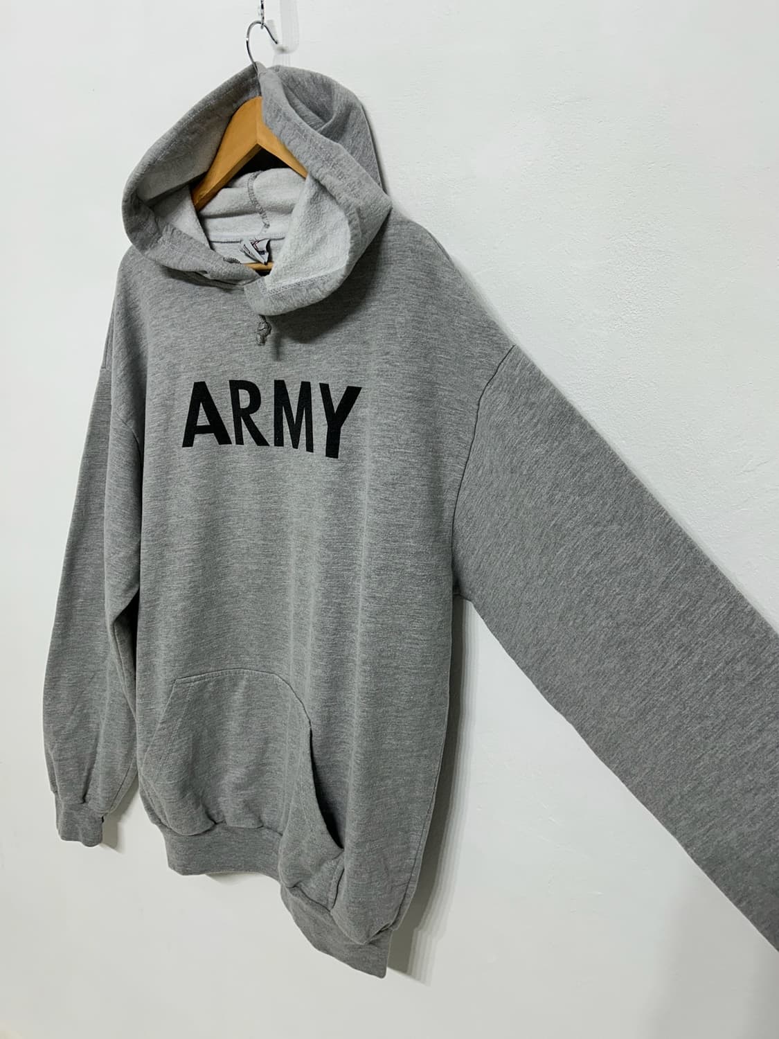 90-00's US Army Rothco Grey Hoodie Sweat 상품이미지3