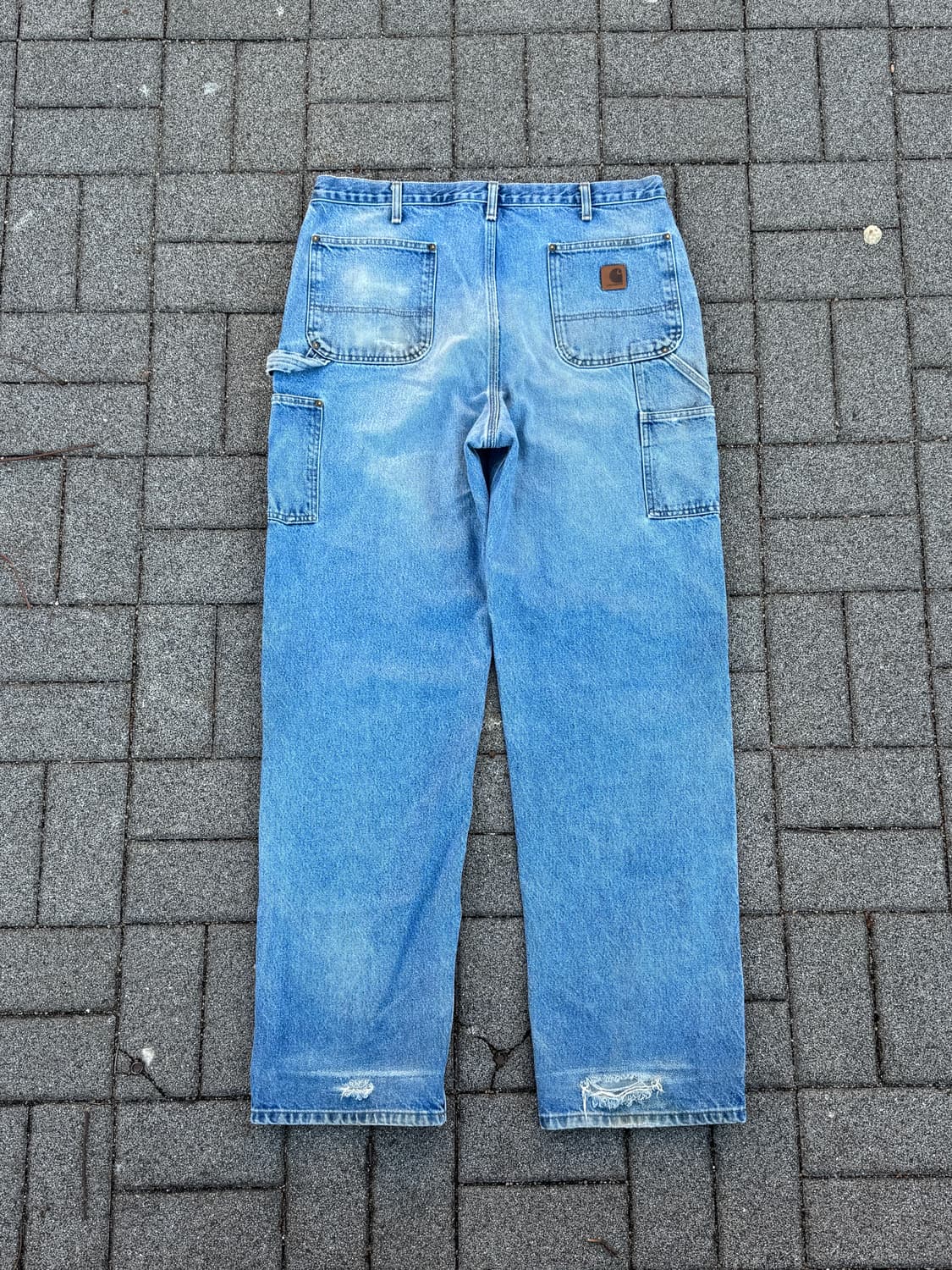 [38] 칼하트 b73 데님 더블니 팬츠 상품이미지3