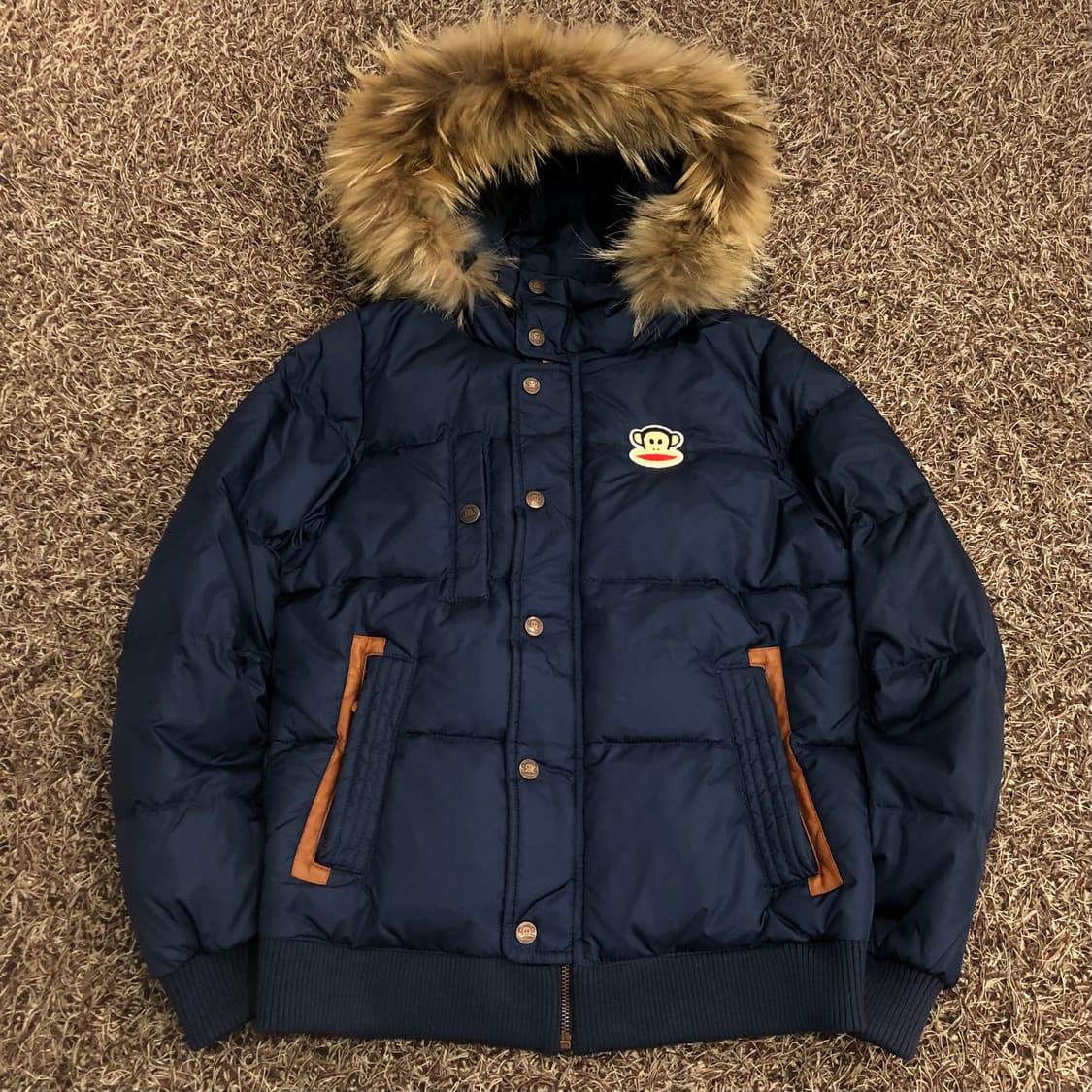 폴프랭크 덕다운 네이비 패딩 상품이미지1