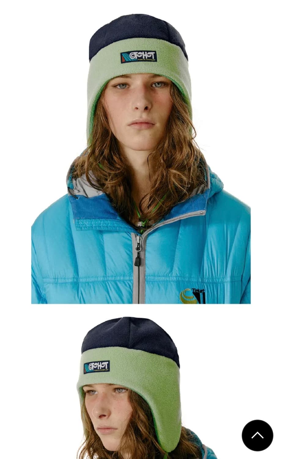 테켓 네이비 비니recording fleece earflap beanie 상품이미지6