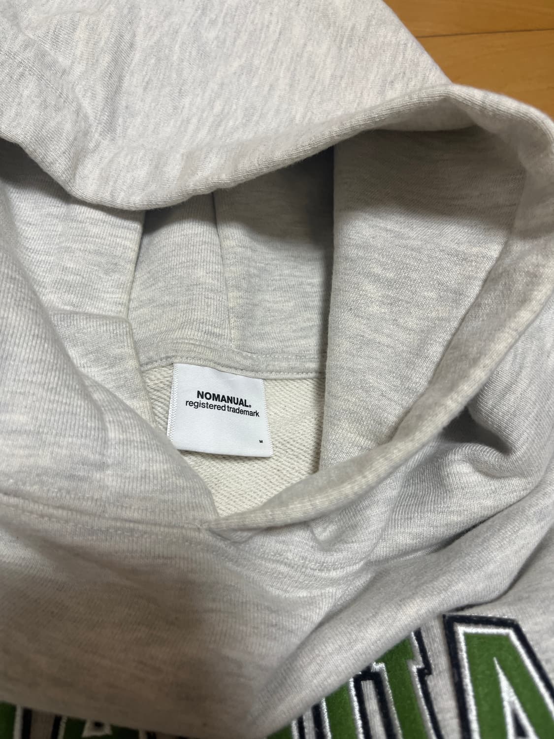 노매뉴얼 아치로고 후드티 상품이미지1