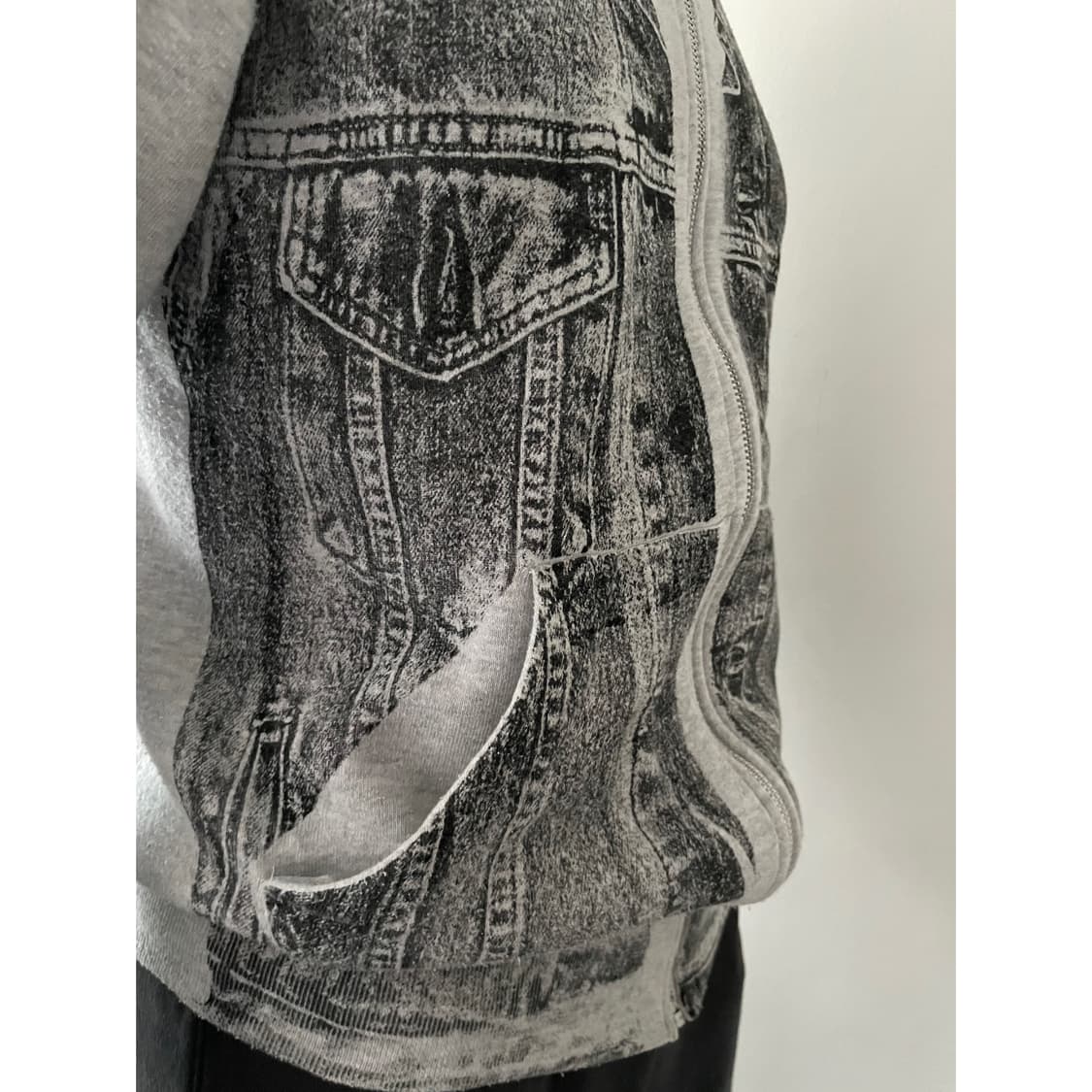 artisanal  trompe l'oeil zip up jacket 상품이미지5