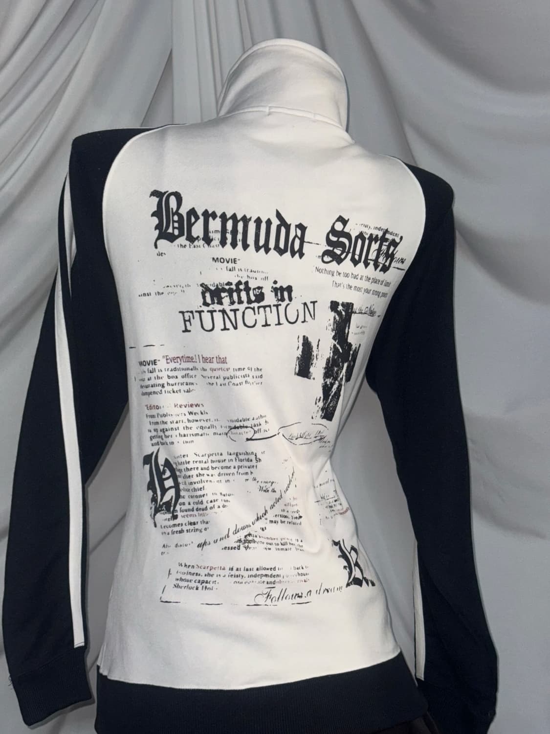 무채색 데일리펑크 오픈숄더 코디세트  상품이미지7