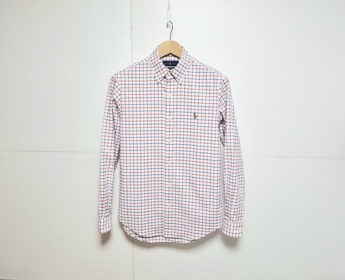 남성 POLO 폴로 랄프로렌 옥스포드 옥스퍼드 긴팔 체크 패턴 남방 셔츠 상품이미지2