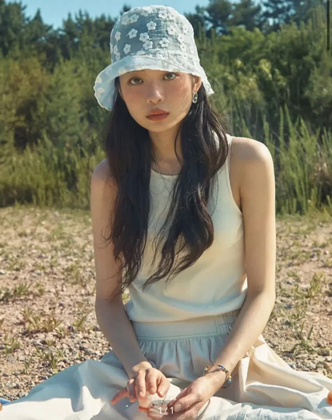 (택O새상품) 고로고라 플라워 버킷햇 gorro gorra 상품이미지1