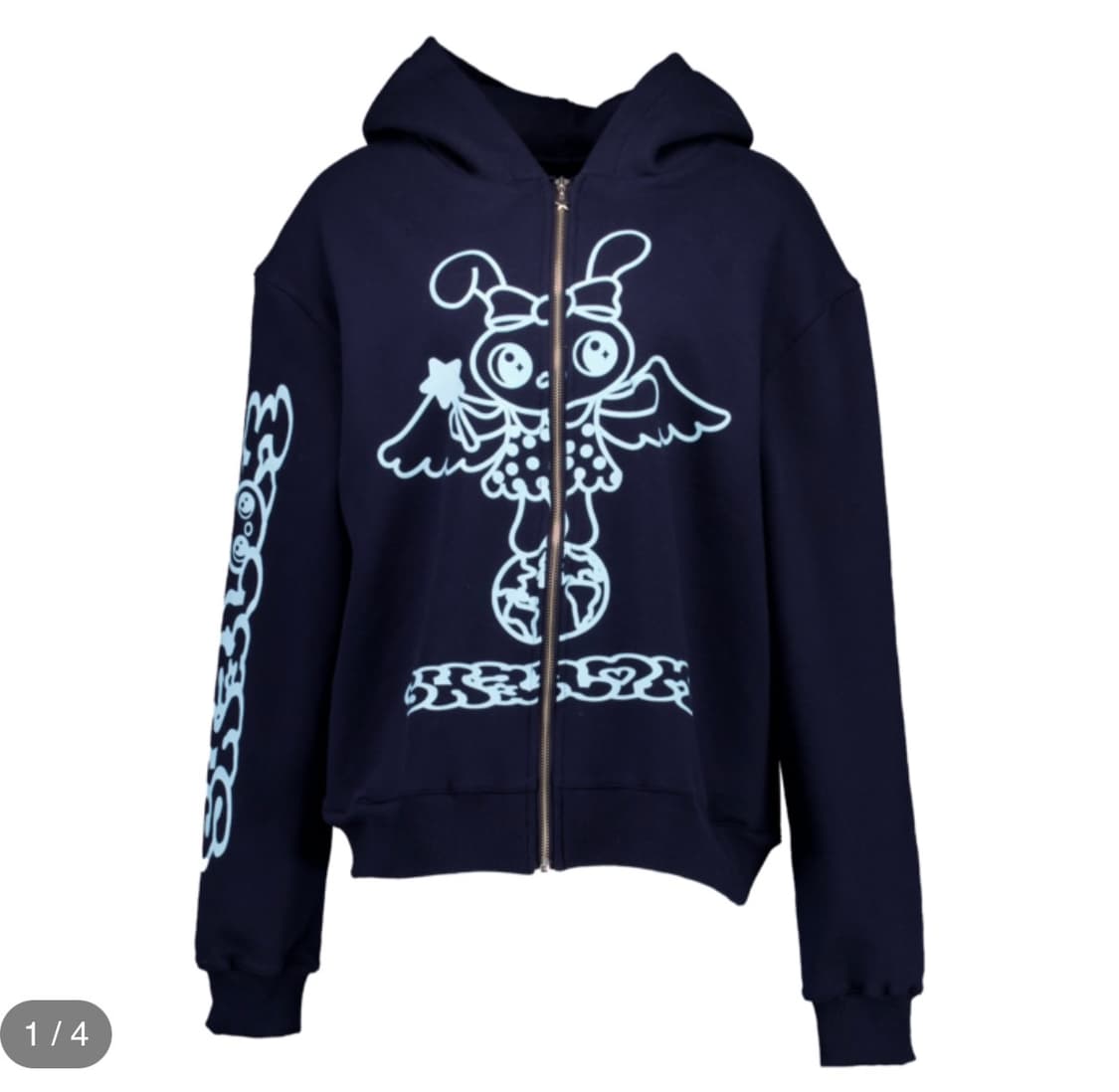 샬롬클럽 몰라 후드집업 네이비 상품이미지1