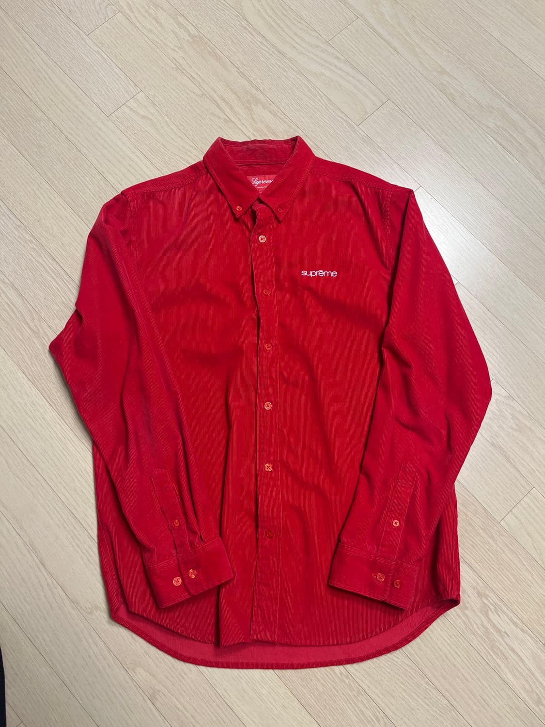 슈프림 코듀로이 셔츠 상품이미지1