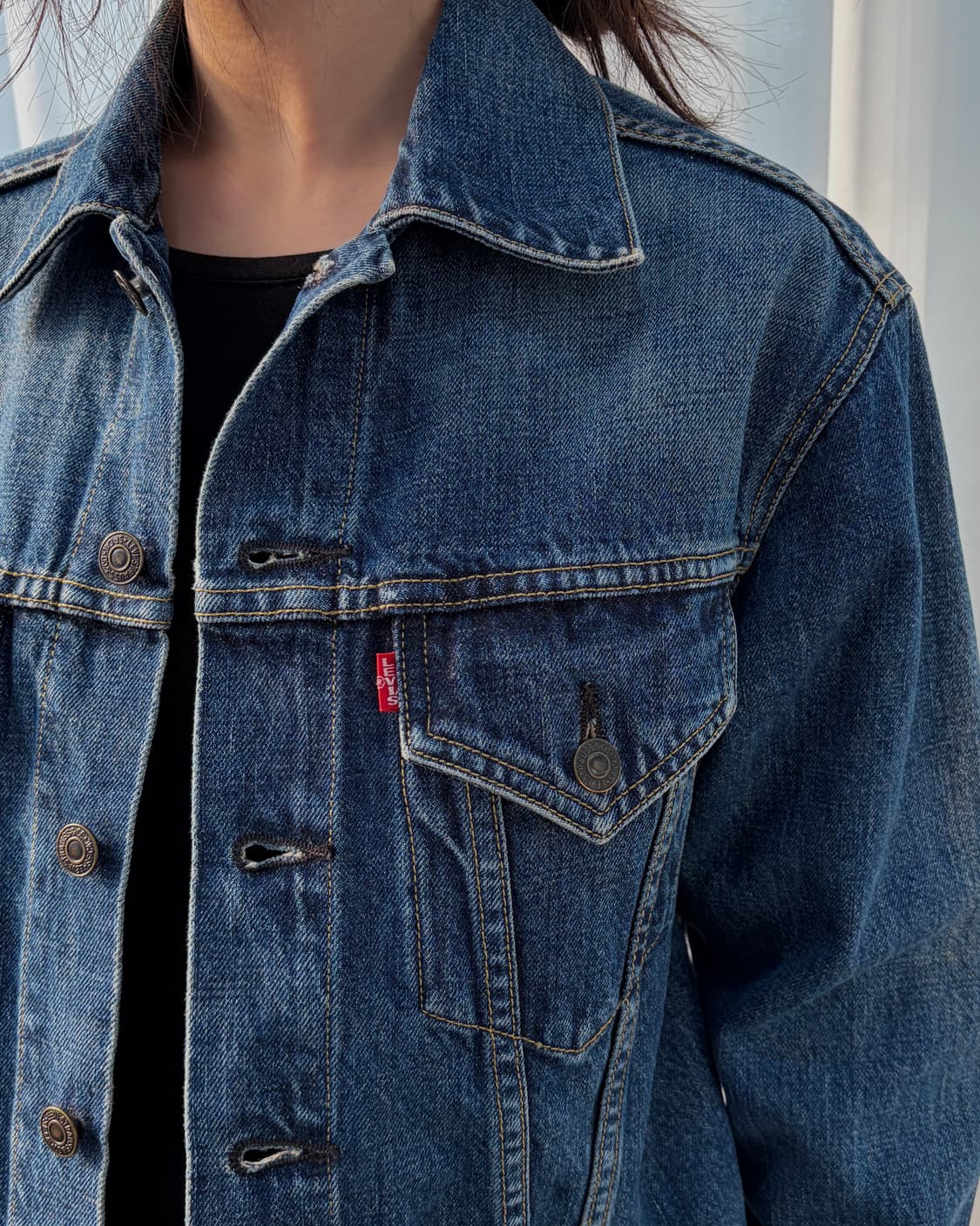 [M]리바이스 90s JPN LVC 3세대 데님 자켓 71557-02 상품이미지4