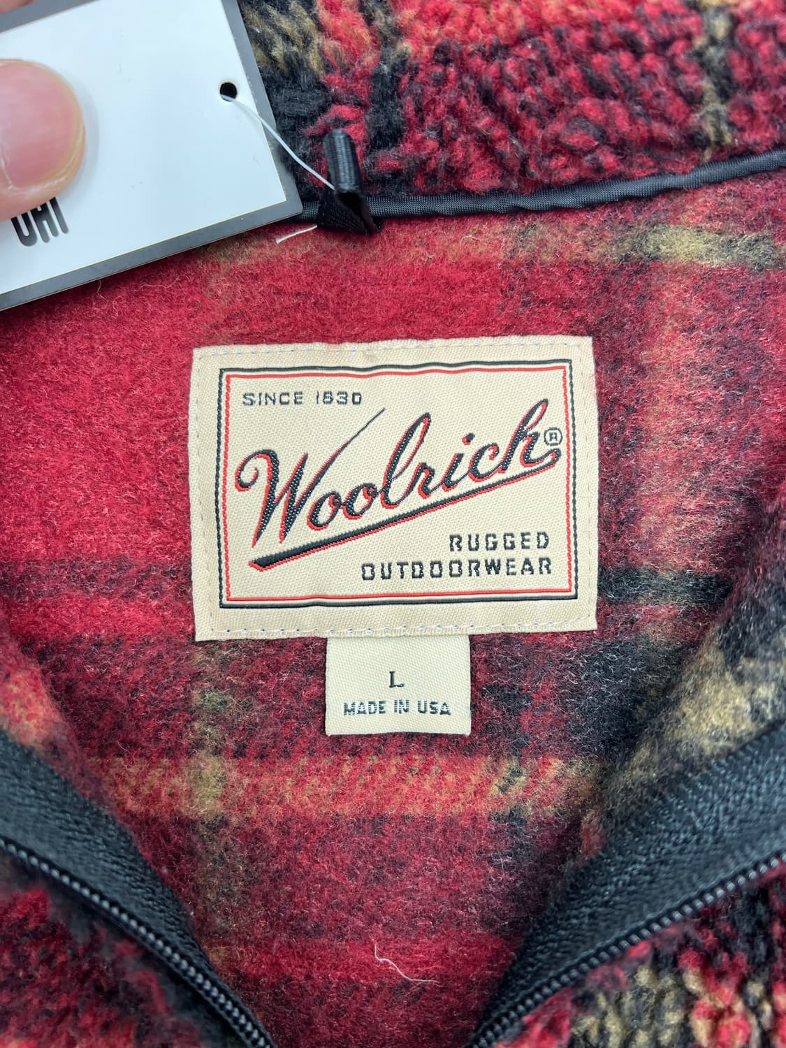 울리치 체크 플리스 자켓 상품이미지3