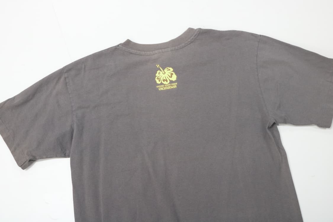 앤빌 anvil 90s 빈티지 오키나와 하이비스커스 그래픽 티셔츠 (M) 상품이미지8