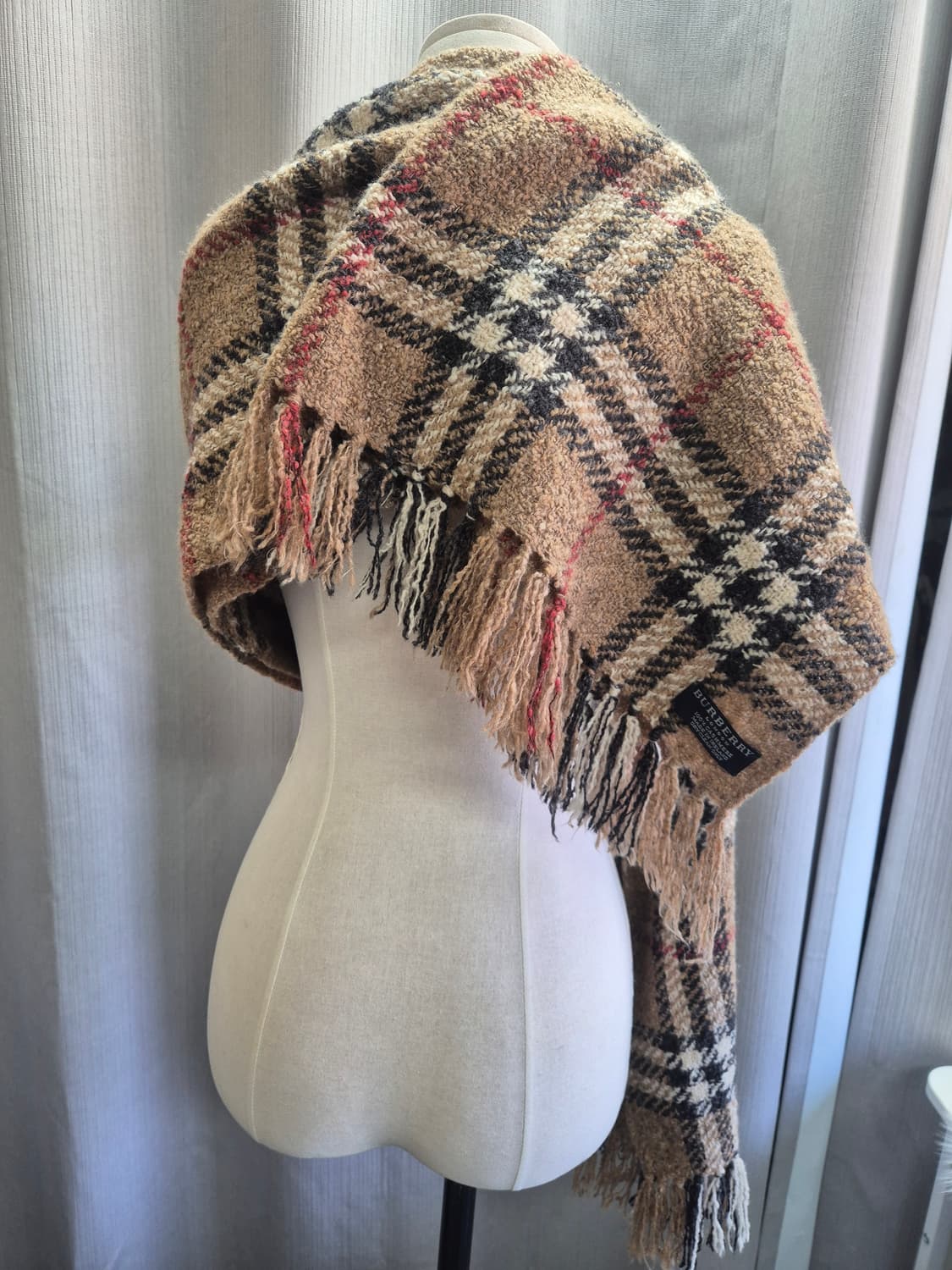 (정품)버버리 클래식 체크 램스울 머플러 #최상급 상품이미지6