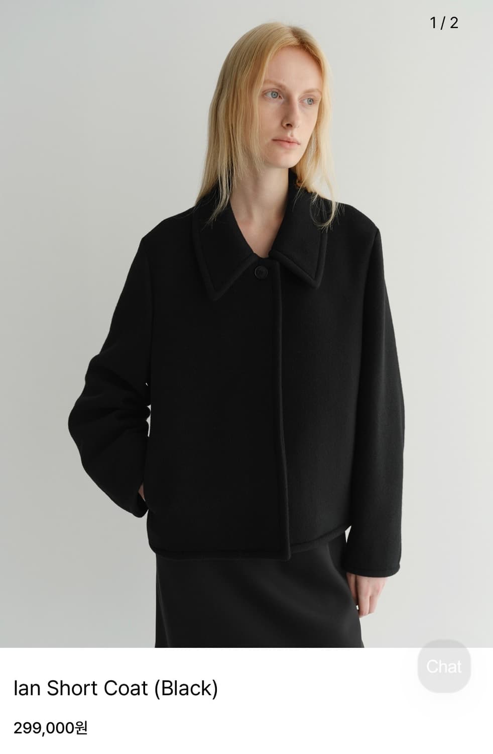 Eaah lan Short Coat (Black) 상품이미지1