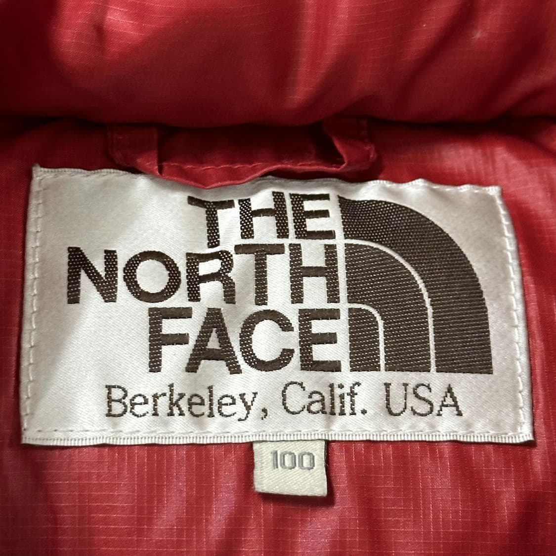 노스페이스 700 화이트라벨 레드 패딩 점퍼 (L) 상품이미지9