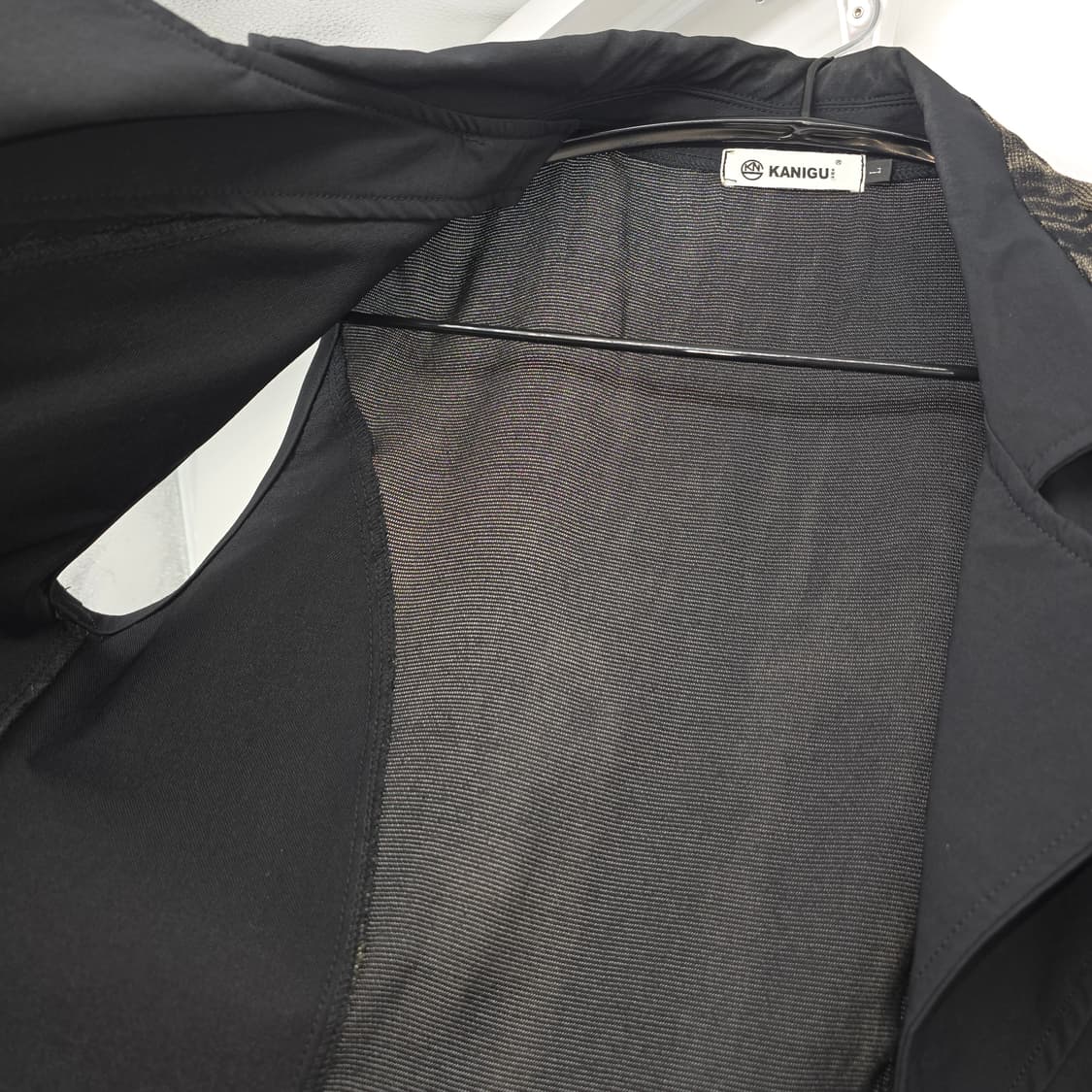 블랙 언발란스 조끼 베스트 상품이미지5