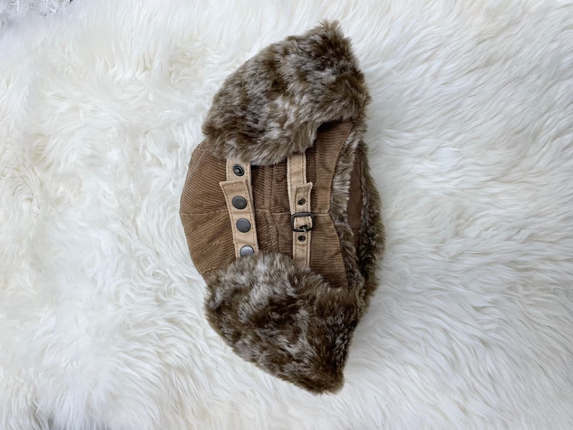 브라운 코듀로이 퍼 트루퍼햇 상품이미지8